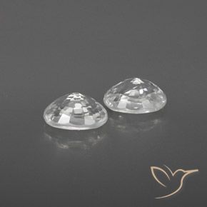 Shop natural 1.71ct ホワイト ジルコン gems, 楕円形, from カンボジア at GemSelect. In stock, global shipping!