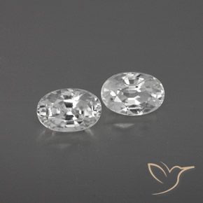 Shop natural 1.66ct ホワイト ジルコン gems, 楕円形, from カンボジア at GemSelect. In stock, global shipping!