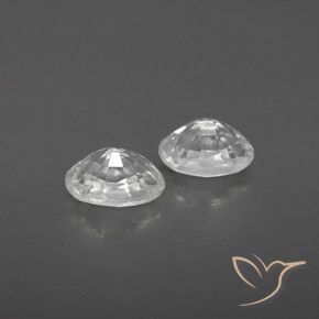Shop natural 1.74ct ホワイト ジルコン gems, 楕円形, from カンボジア at GemSelect. In stock, global shipping!