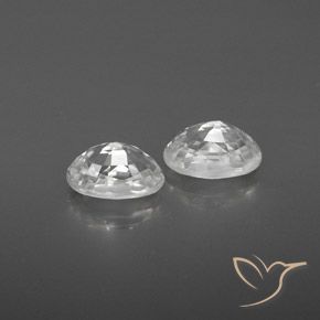 Shop natural 1.72ct ホワイト ジルコン gems, 楕円形, from カンボジア at GemSelect. In stock, global shipping!