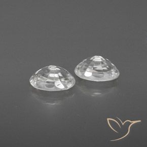 Shop natural 1.70ct ホワイト ジルコン gems, 楕円形, from カンボジア at GemSelect. In stock, global shipping!