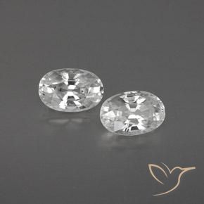 Shop natural 1.61ct ホワイト ジルコン gems, 楕円形, from カンボジア at GemSelect. In stock, global shipping!