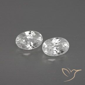 Shop natural 1.78ct ホワイト ジルコン gems, 楕円形, from カンボジア at GemSelect. In stock, global shipping!