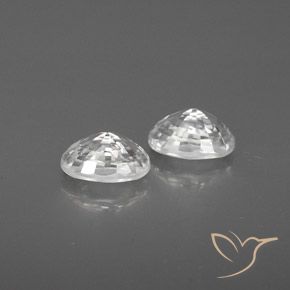 Shop natural 1.78ct ホワイト ジルコン gems, 楕円形, from カンボジア at GemSelect. In stock, global shipping!
