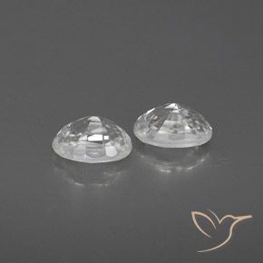 Shop natural 1.75ct ホワイト ジルコン gems, 楕円形, from カンボジア at GemSelect. In stock, global shipping!