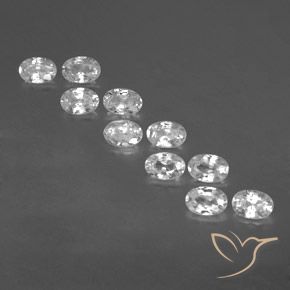 Shop natural 7.16ct ホワイト ジルコン gems, 楕円形, from カンボジア at GemSelect. In stock, global shipping!