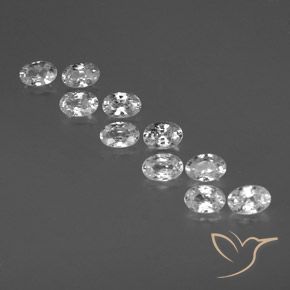 Shop natural 7.10ct ホワイト ジルコン gems, 楕円形, from カンボジア at GemSelect. In stock, global shipping!