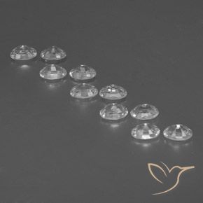 Shop natural 7.97ct ホワイト ジルコン gems, 楕円形, from カンボジア at GemSelect. In stock, global shipping!