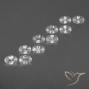 Shop natural 7.86ct ホワイト ジルコン gems, 楕円形, from カンボジア at GemSelect. In stock, global shipping!