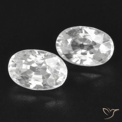 Shop natural 1.83ct ホワイト ジルコン gems, 楕円形, from カンボジア at GemSelect. In stock, global shipping!