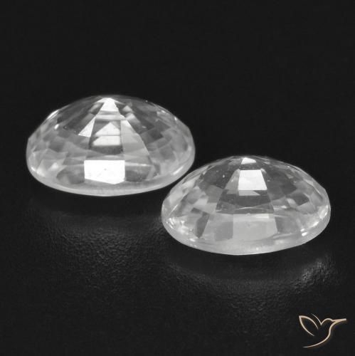 Shop natural 1.83ct ホワイト ジルコン gems, 楕円形, from カンボジア at GemSelect. In stock, global shipping!
