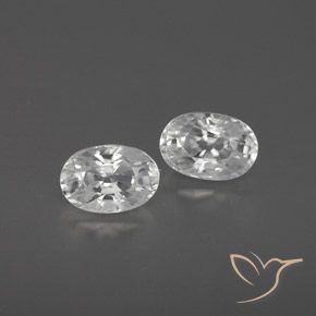 Shop natural 1.71ct ホワイト ジルコン gems, 楕円形, from カンボジア at GemSelect. In stock, global shipping!