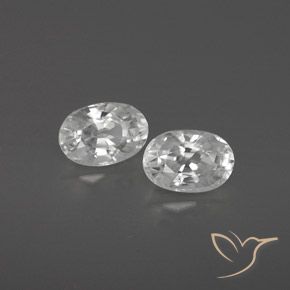 Shop natural 1.71ct ホワイト ジルコン gems, 楕円形, from カンボジア at GemSelect. In stock, global shipping!