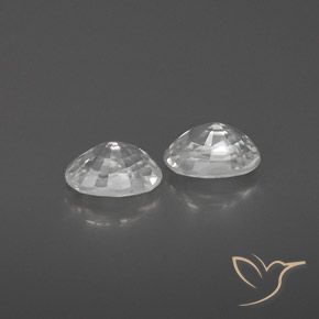 Shop natural 1.71ct ホワイト ジルコン gems, 楕円形, from カンボジア at GemSelect. In stock, global shipping!