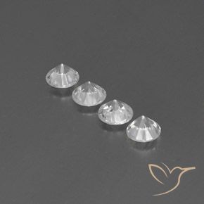 Shop natural 3.71ct ホワイト ジルコン gems, ラウンド, from カンボジア at GemSelect. In stock, global shipping!