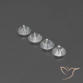 Shop natural 3.81ct ホワイト ジルコン gems, ラウンド, from カンボジア at GemSelect. In stock, global shipping!