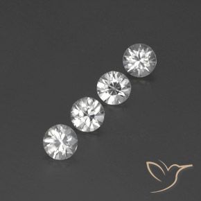 Shop natural 3.80ct ホワイト ジルコン gems, ラウンド, from カンボジア at GemSelect. In stock, global shipping!