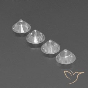 Shop natural 3.79ct ホワイト ジルコン gems, ラウンド, from カンボジア at GemSelect. In stock, global shipping!