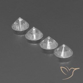 Shop natural 3.84ct ホワイト ジルコン gems, ラウンド, from カンボジア at GemSelect. In stock, global shipping!