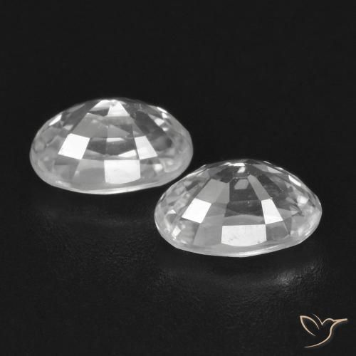 Shop natural 1.74ct ホワイト ジルコン gems, 楕円形, from カンボジア at GemSelect. In stock, global shipping!
