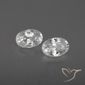 Shop natural 1.75ct ホワイト ジルコン gems, 楕円形, from カンボジア at GemSelect. In stock, global shipping!