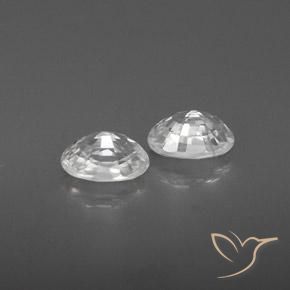 Shop natural 1.75ct ホワイト ジルコン gems, 楕円形, from カンボジア at GemSelect. In stock, global shipping!