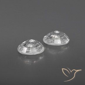 Shop natural 1.75ct ホワイト ジルコン gems, 楕円形, from カンボジア at GemSelect. In stock, global shipping!