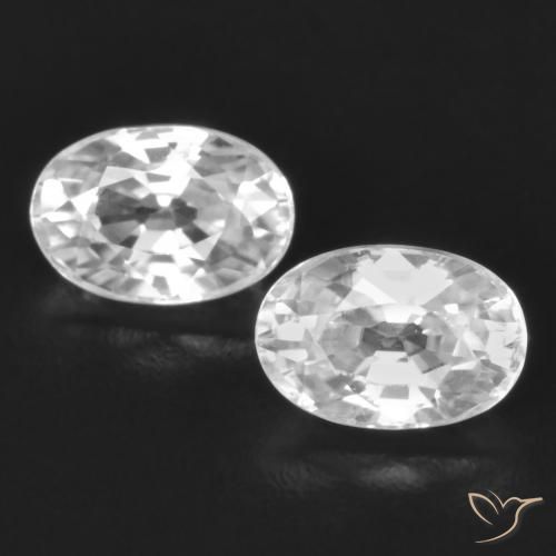 Shop natural 1.66ct ホワイト ジルコン gems, 楕円形, from カンボジア at GemSelect. In stock, global shipping!