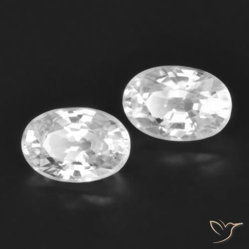 Shop natural 1.66ct ホワイト ジルコン gems, 楕円形, from カンボジア at GemSelect. In stock, global shipping!
