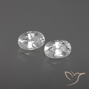 Shop natural 1.71ct ホワイト ジルコン gems, 楕円形, from カンボジア at GemSelect. In stock, global shipping!