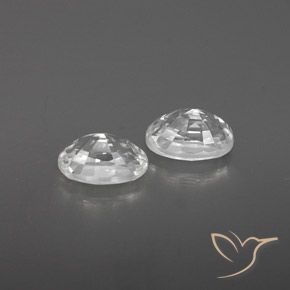 Shop natural 1.71ct ホワイト ジルコン gems, 楕円形, from カンボジア at GemSelect. In stock, global shipping!
