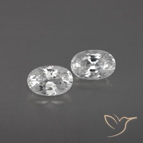 Shop natural 1.63ct ホワイト ジルコン gems, 楕円形, from カンボジア at GemSelect. In stock, global shipping!