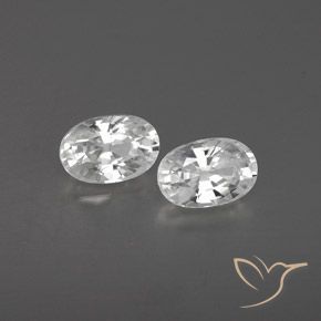 Shop natural 1.63ct ホワイト ジルコン gems, 楕円形, from カンボジア at GemSelect. In stock, global shipping!