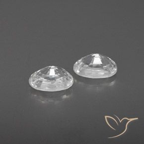 Shop natural 1.63ct ホワイト ジルコン gems, 楕円形, from カンボジア at GemSelect. In stock, global shipping!