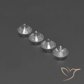 Shop natural 3.70ct ホワイト ジルコン gems, ラウンド, from カンボジア at GemSelect. In stock, global shipping!