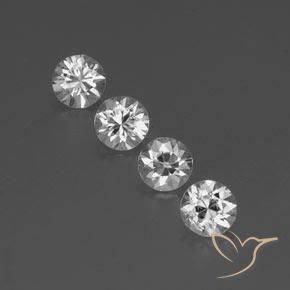 Shop natural 3.98ct ホワイト ジルコン gems, ラウンド, from カンボジア at GemSelect. In stock, global shipping!