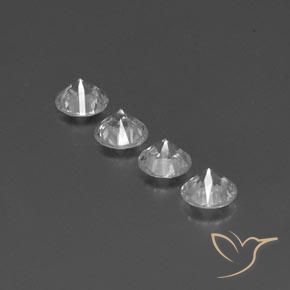 Shop natural 3.98ct ホワイト ジルコン gems, ラウンド, from カンボジア at GemSelect. In stock, global shipping!