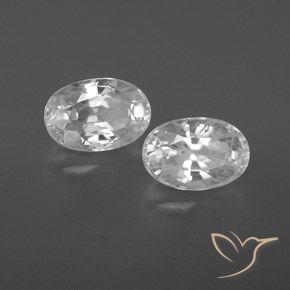 Shop natural 1.74ct ホワイト ジルコン gems, 楕円形, from カンボジア at GemSelect. In stock, global shipping!