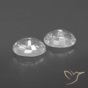 Shop natural 1.74ct ホワイト ジルコン gems, 楕円形, from カンボジア at GemSelect. In stock, global shipping!