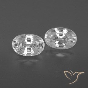 Shop natural 1.72ct ホワイト ジルコン gems, 楕円形, from カンボジア at GemSelect. In stock, global shipping!