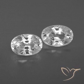 Shop natural 1.76ct ホワイト ジルコン gems, 楕円形, from カンボジア at GemSelect. In stock, global shipping!