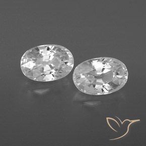 Shop natural 1.76ct ホワイト ジルコン gems, 楕円形, from カンボジア at GemSelect. In stock, global shipping!