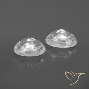 Shop natural 1.75ct ホワイト ジルコン gems, 楕円形, from カンボジア at GemSelect. In stock, global shipping!