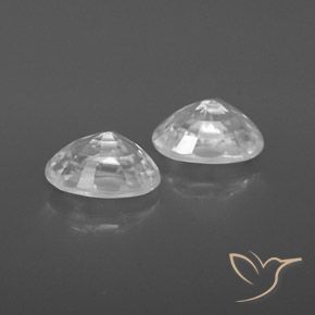 Shop natural 1.62ct ホワイト ジルコン gems, 楕円形, from カンボジア at GemSelect. In stock, global shipping!