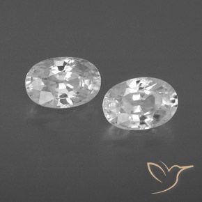 Shop natural 1.67ct ホワイト ジルコン gems, 楕円形, from カンボジア at GemSelect. In stock, global shipping!