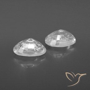 Shop natural 1.67ct ホワイト ジルコン gems, 楕円形, from カンボジア at GemSelect. In stock, global shipping!
