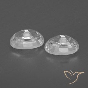 Shop natural 1.78ct ホワイト ジルコン gems, 楕円形, from カンボジア at GemSelect. In stock, global shipping!