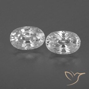 Shop natural 1.82ct ホワイト ジルコン gems, 楕円形, from カンボジア at GemSelect. In stock, global shipping!