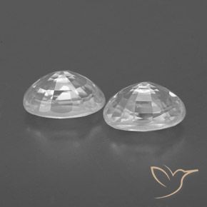 Shop natural 1.82ct ホワイト ジルコン gems, 楕円形, from カンボジア at GemSelect. In stock, global shipping!
