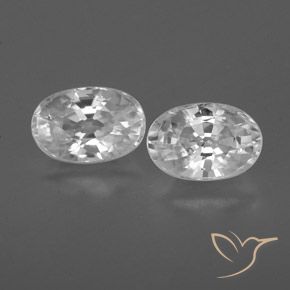 Shop natural 1.74ct ホワイト ジルコン gems, 楕円形, from カンボジア at GemSelect. In stock, global shipping!